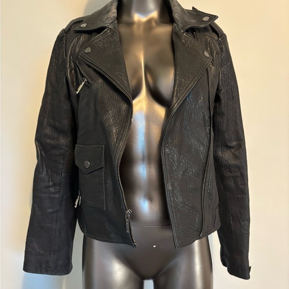BCBG 100% Leather Jacket // Size M - Picture 2 of 6